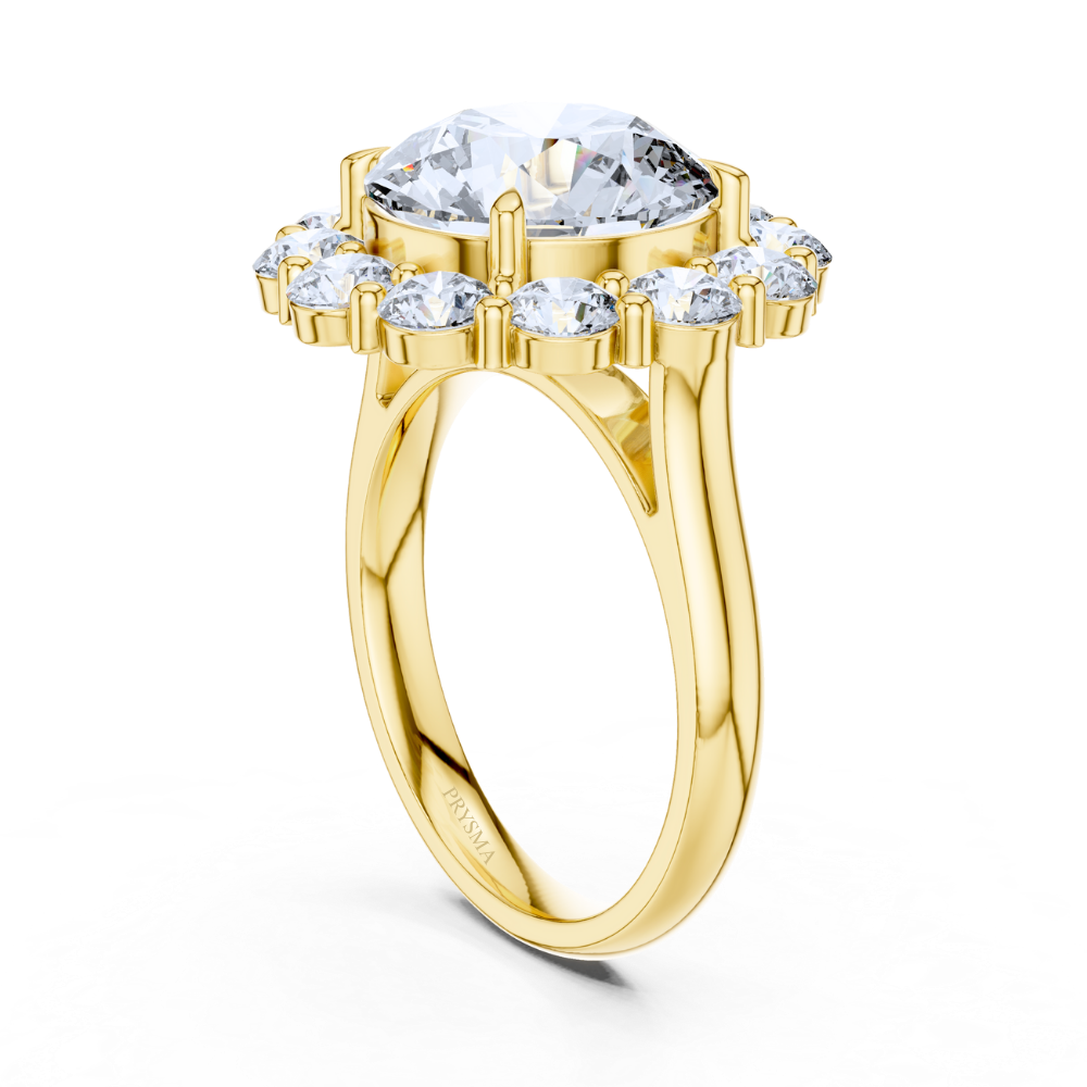 Solstice Round Cluster Ring