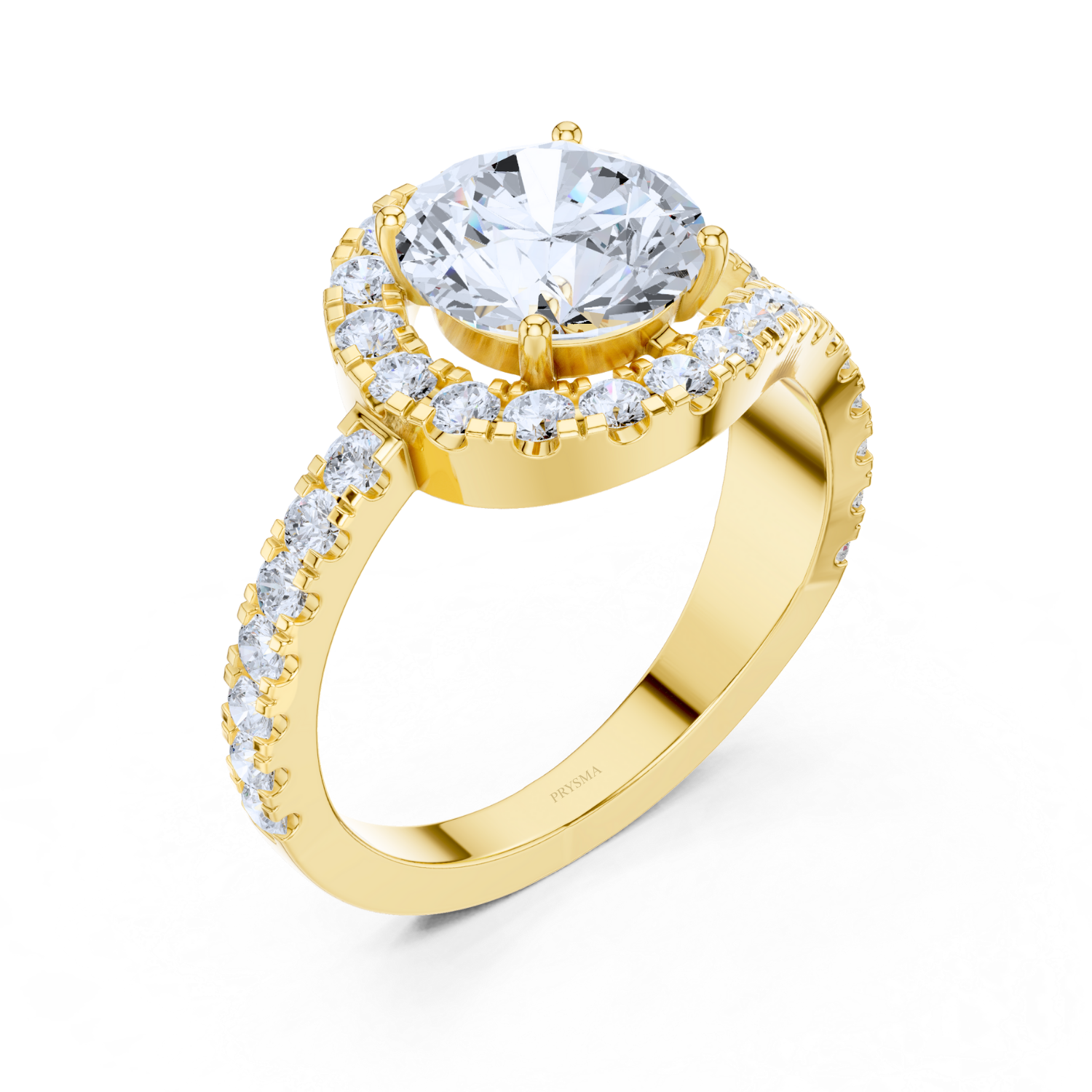 Eternal Sparkle Split Shank Ring