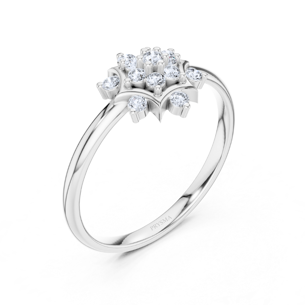 Celestial Crown Diamond Ring