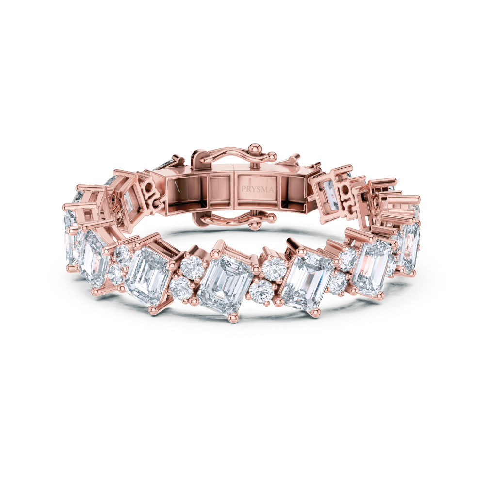 Imperial Radiance Emerald Diamond Bracelet