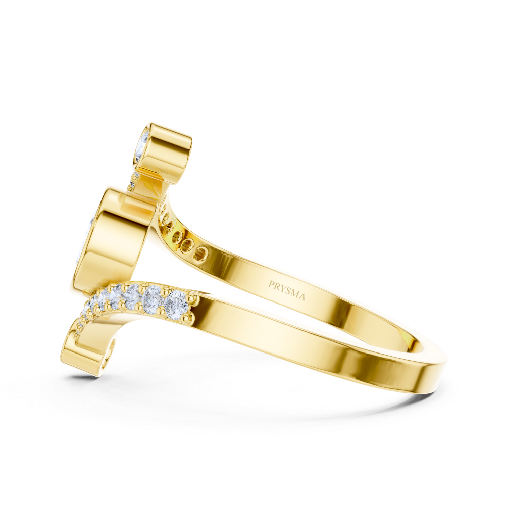 Celeste Pear Harmony Ring