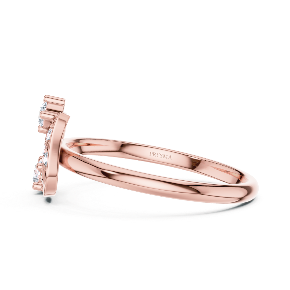 Royal Bloom Floral Diamond Ring