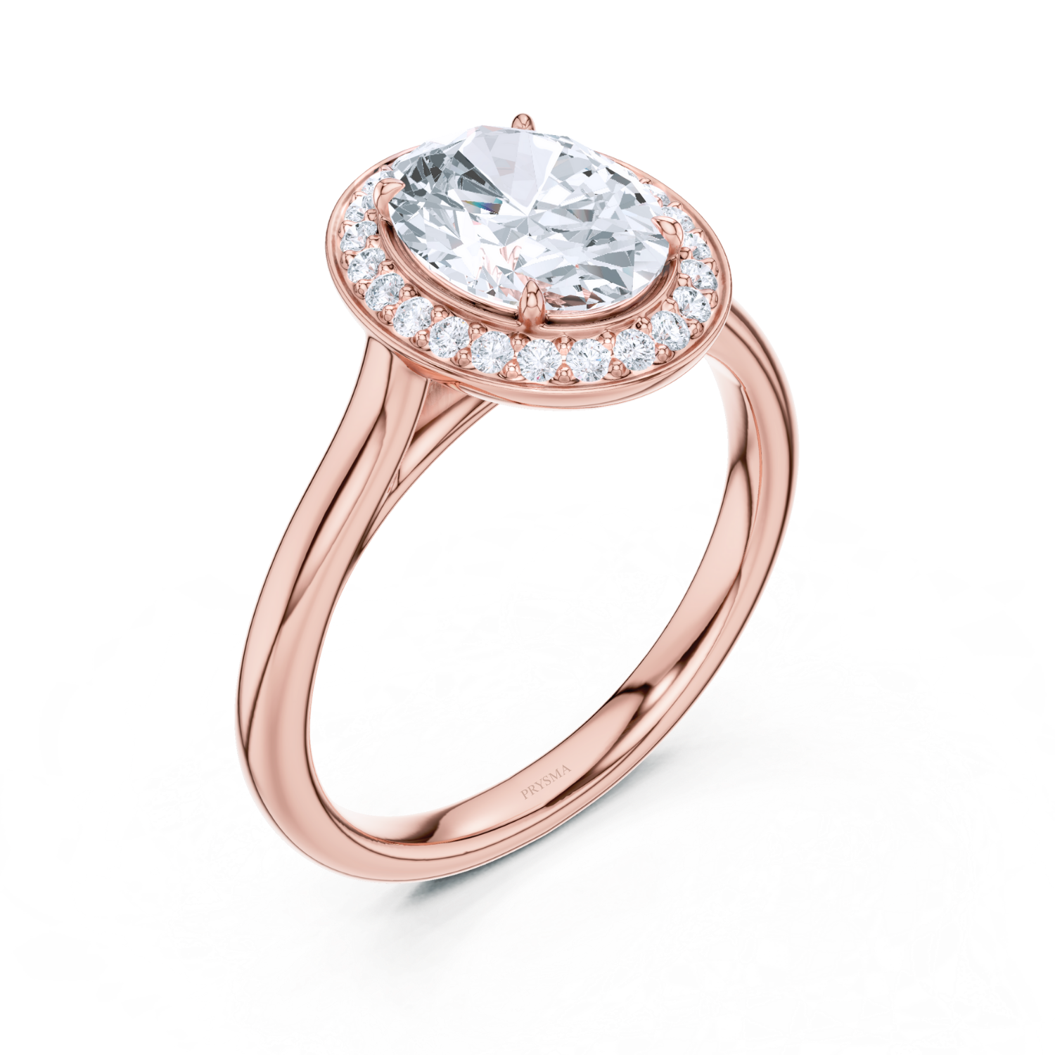 Oval Halo Ring