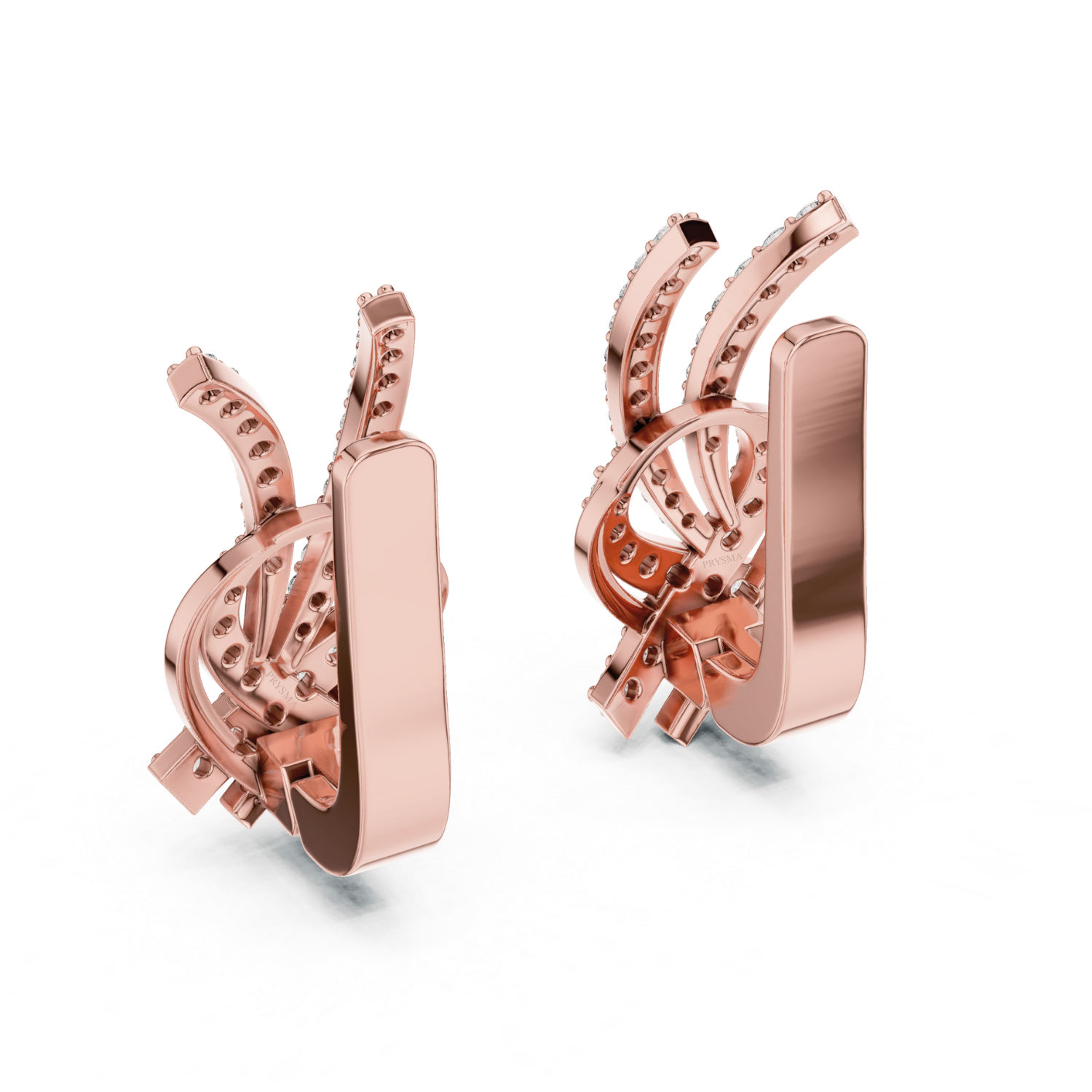 Interwoven Grace Diamond Earrings