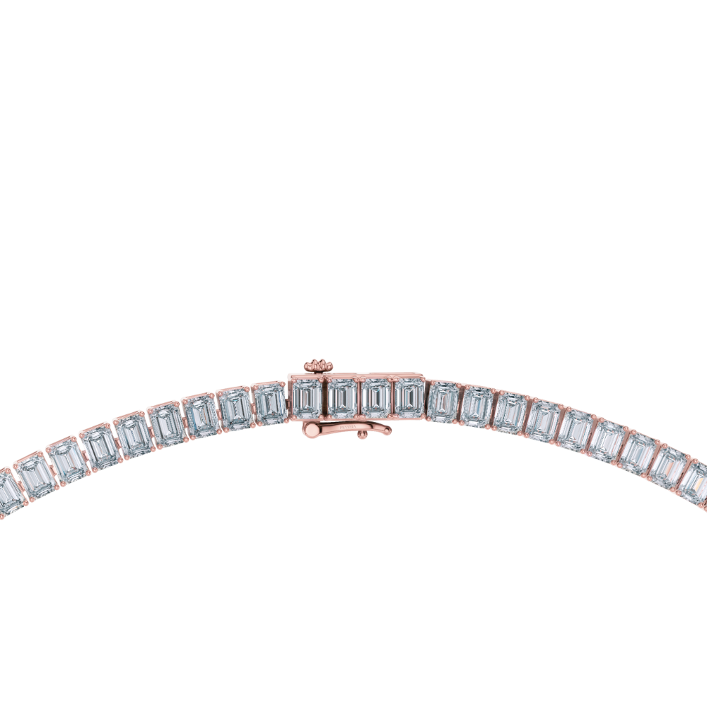 Emerald Precision Tennis Necklace