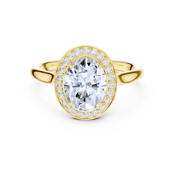 Oval Halo Ring