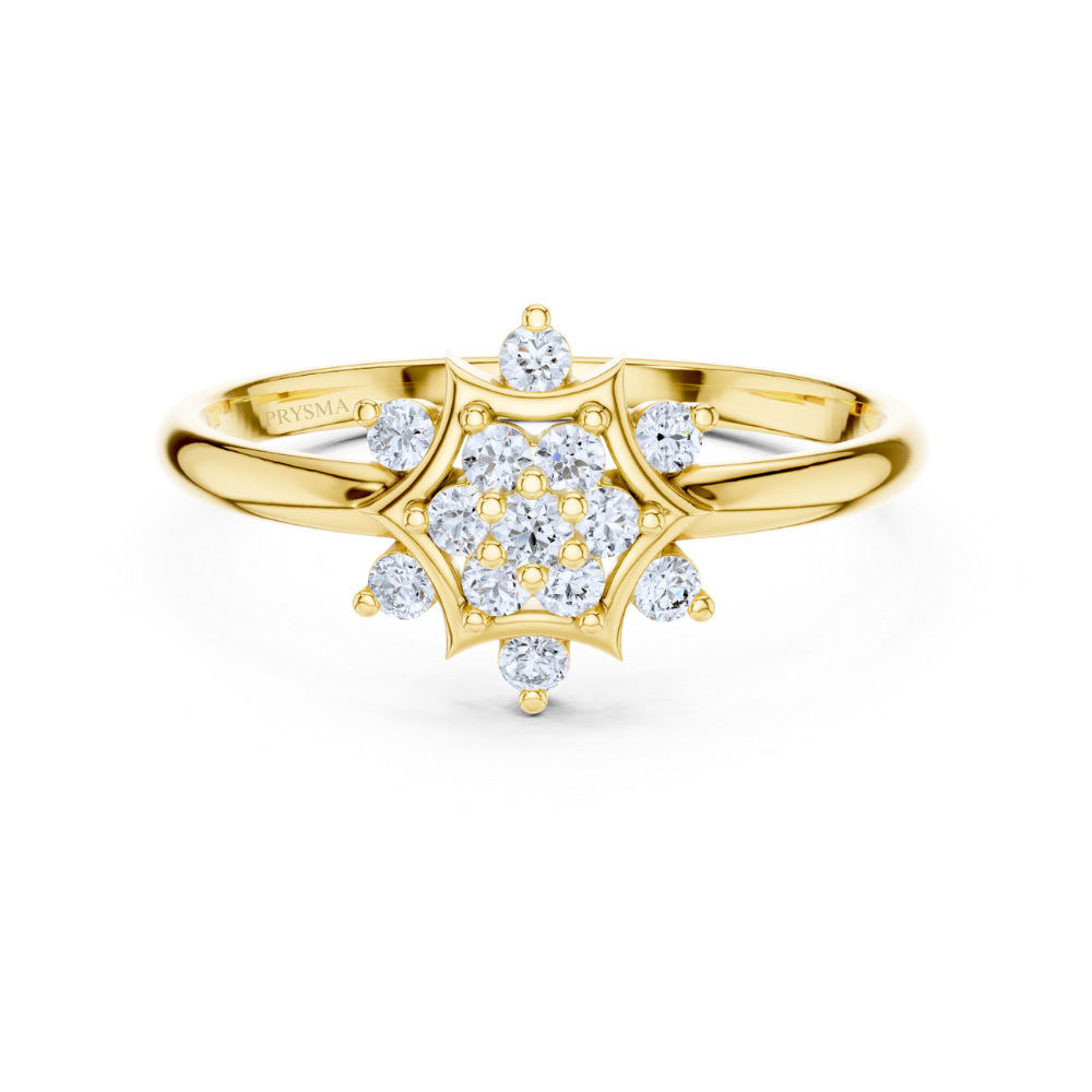 Celestial Crown Diamond Ring