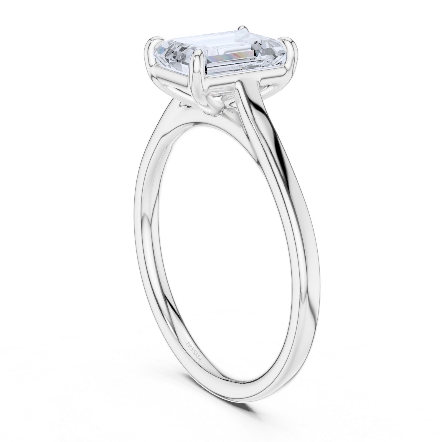 Classic Emerald-Cut Solitaire Ring