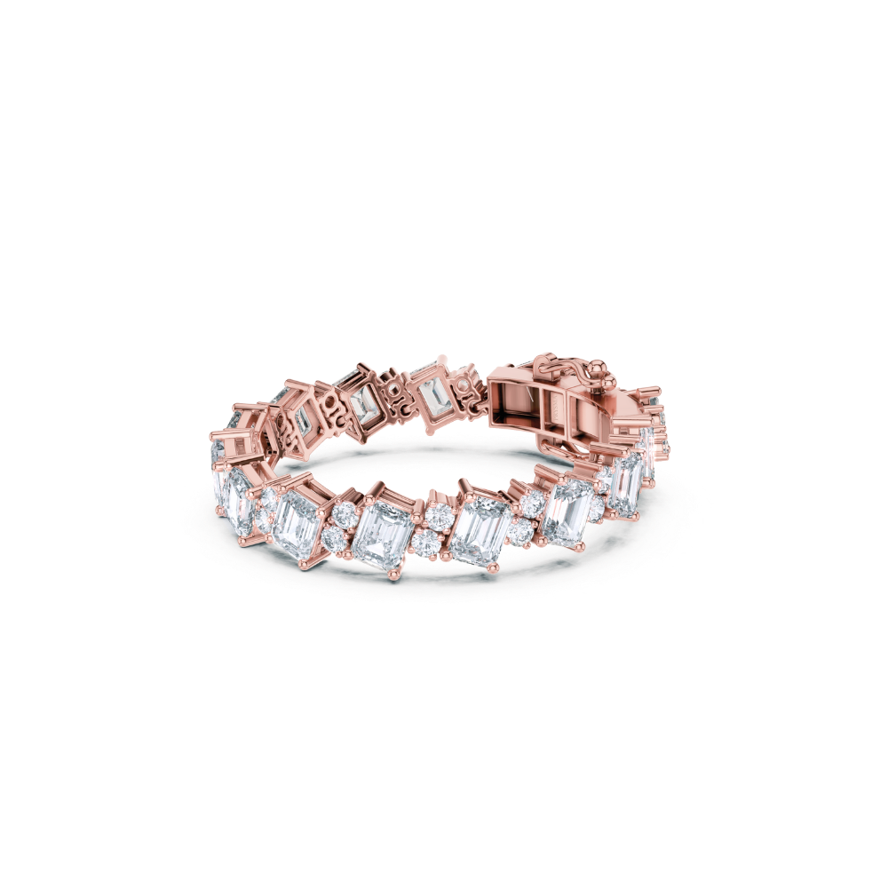 Imperial Radiance Emerald Diamond Bracelet