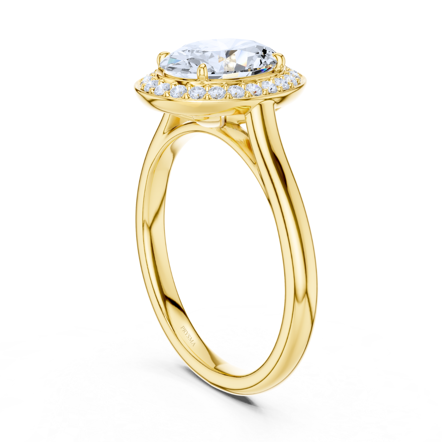 Oval Halo Ring