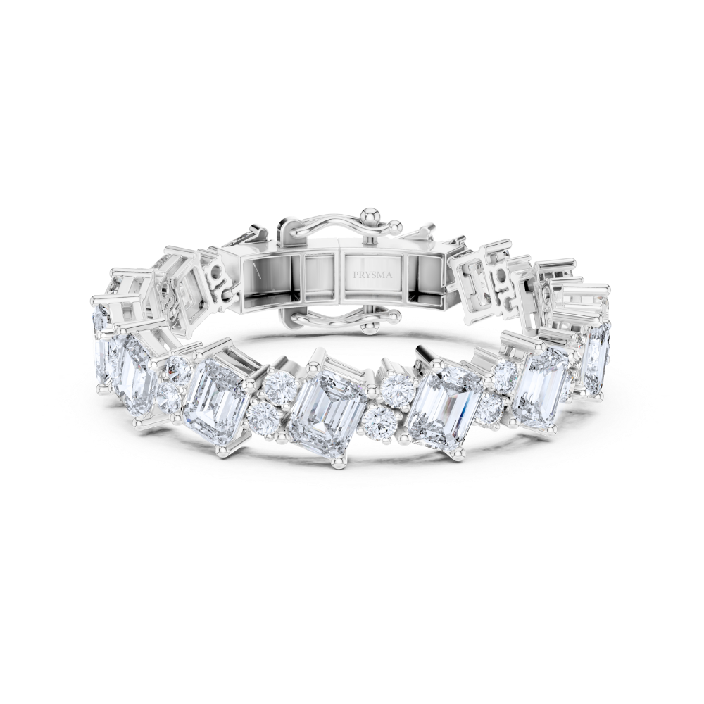 Imperial Radiance Emerald Diamond Bracelet