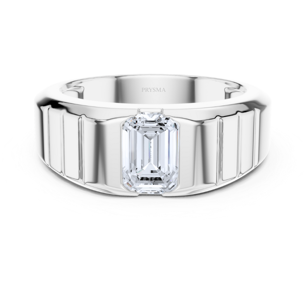 Monarch Emerald Solitaire Ring