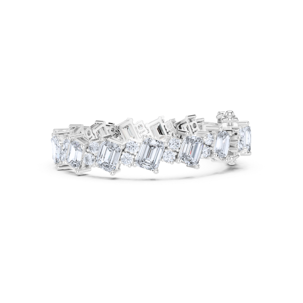 Imperial Radiance Emerald Diamond Bracelet