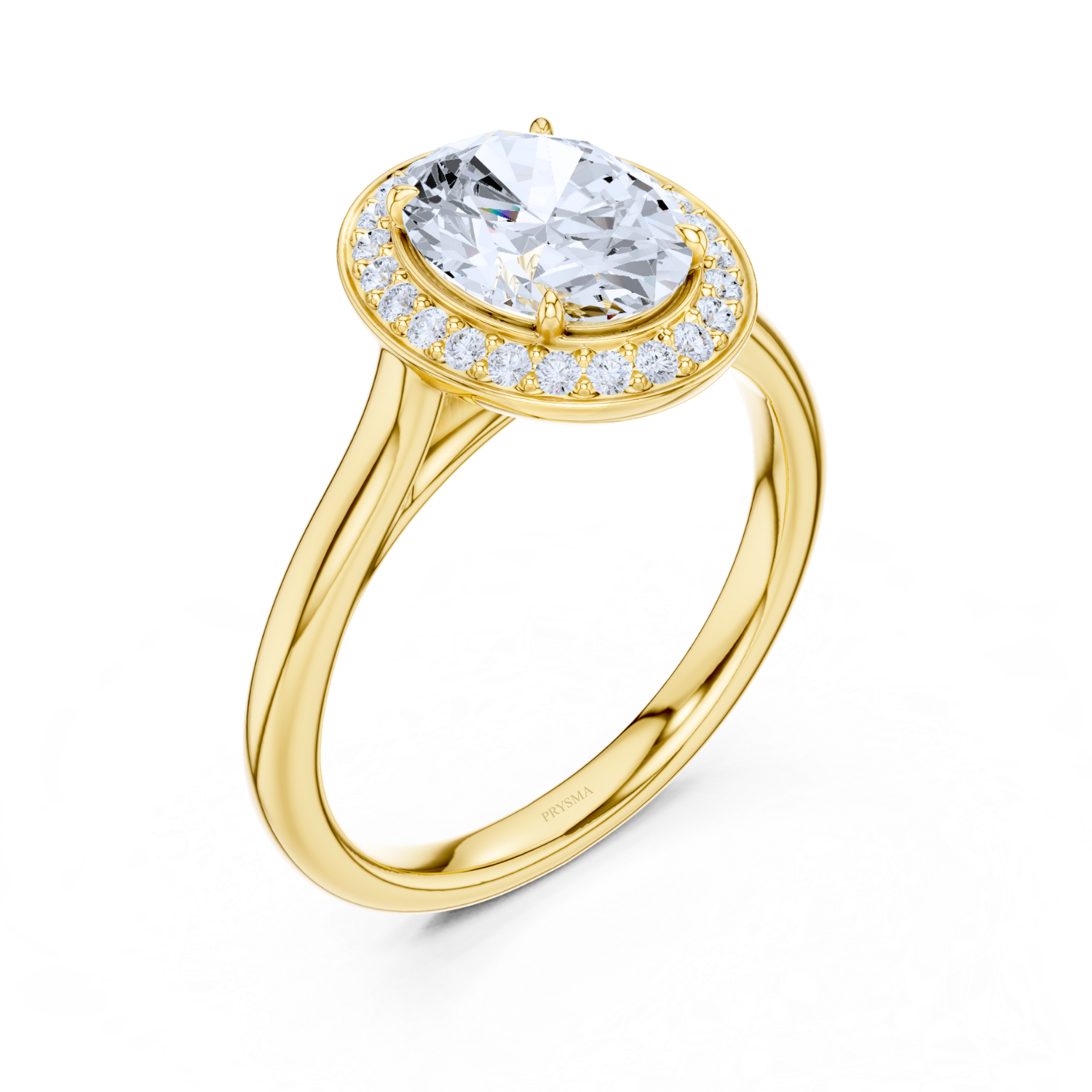 Oval Halo Ring