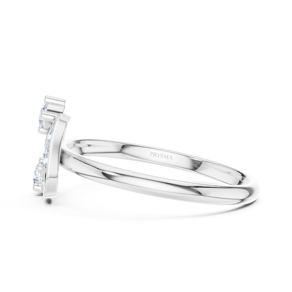 Royal Bloom Floral Diamond Ring