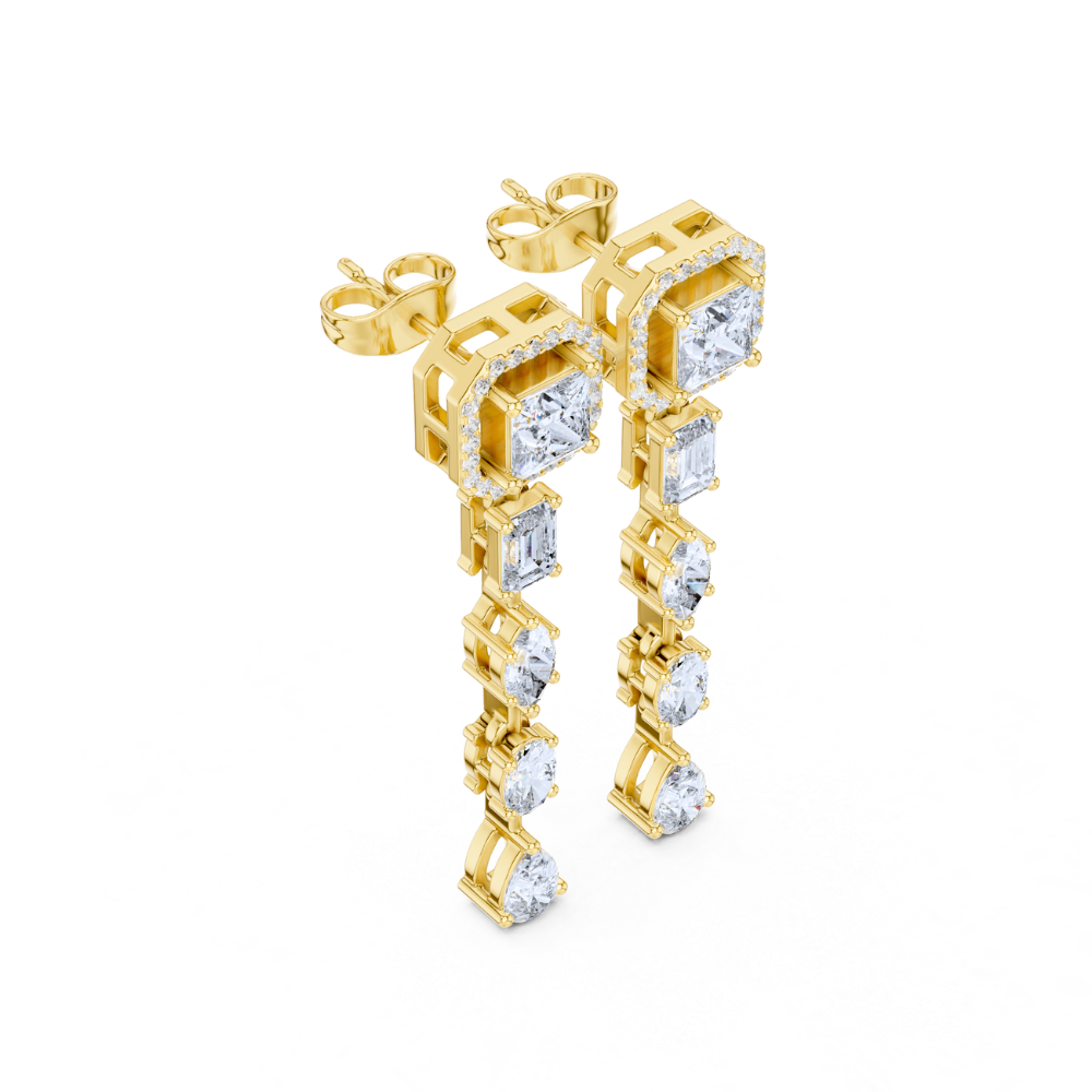 Celestial Cascade Drop Earrings