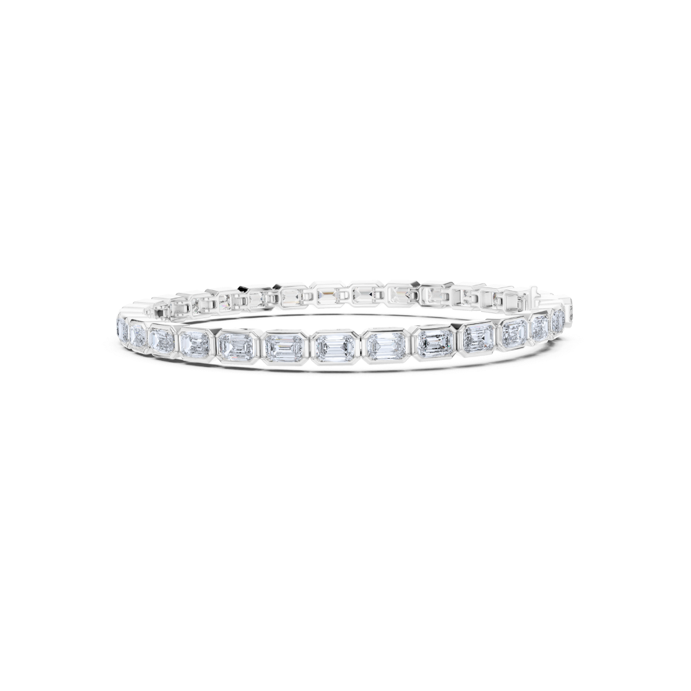 Regalia Emerald-Cut Diamond Tennis Bracelet