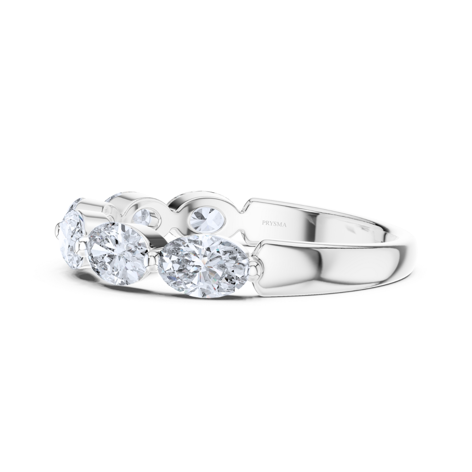 Oval Elegance Diamond Eternity Band
