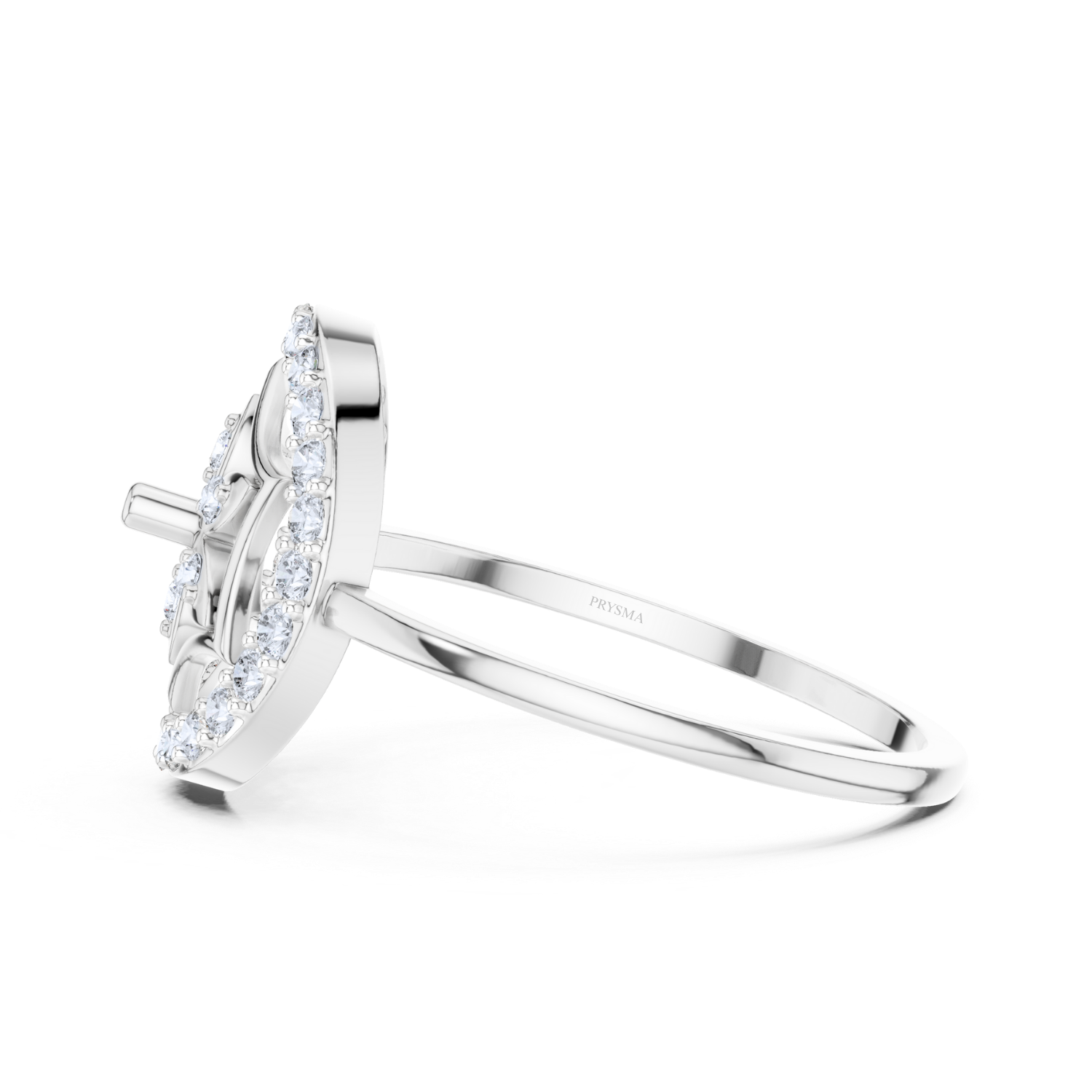 Regal Heart Diamond Ring