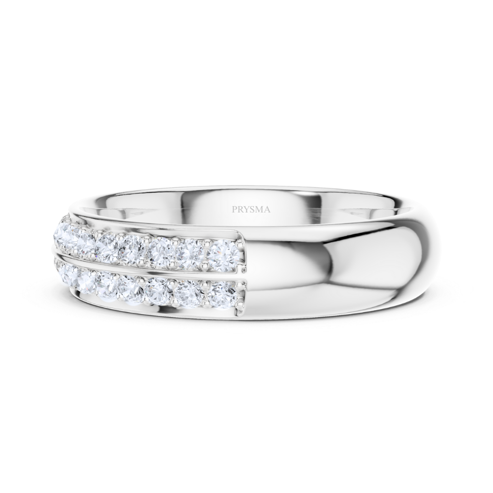 Luxe Double Row Eternity Ring
