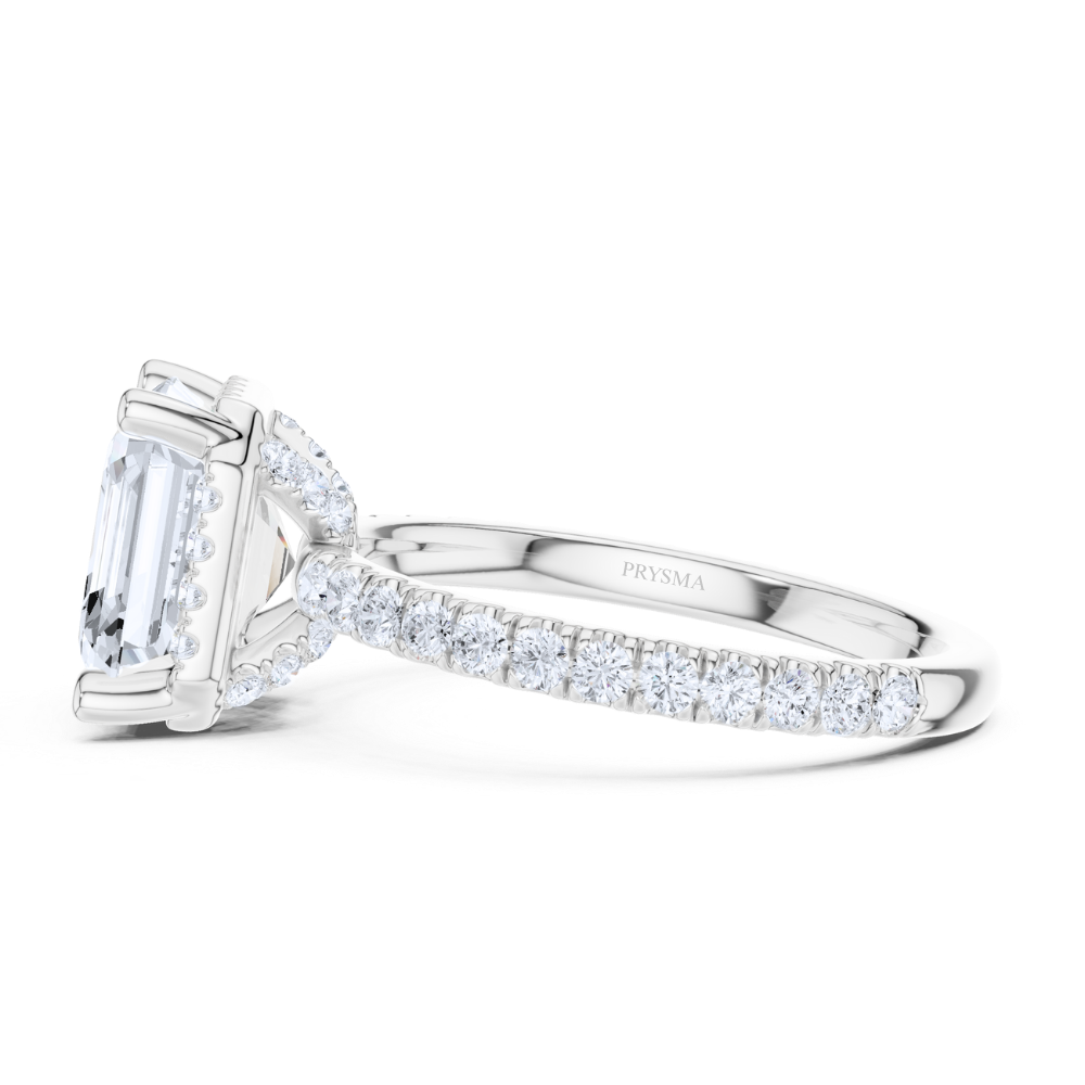 Majestic Radiance Asscher-Cut Ring