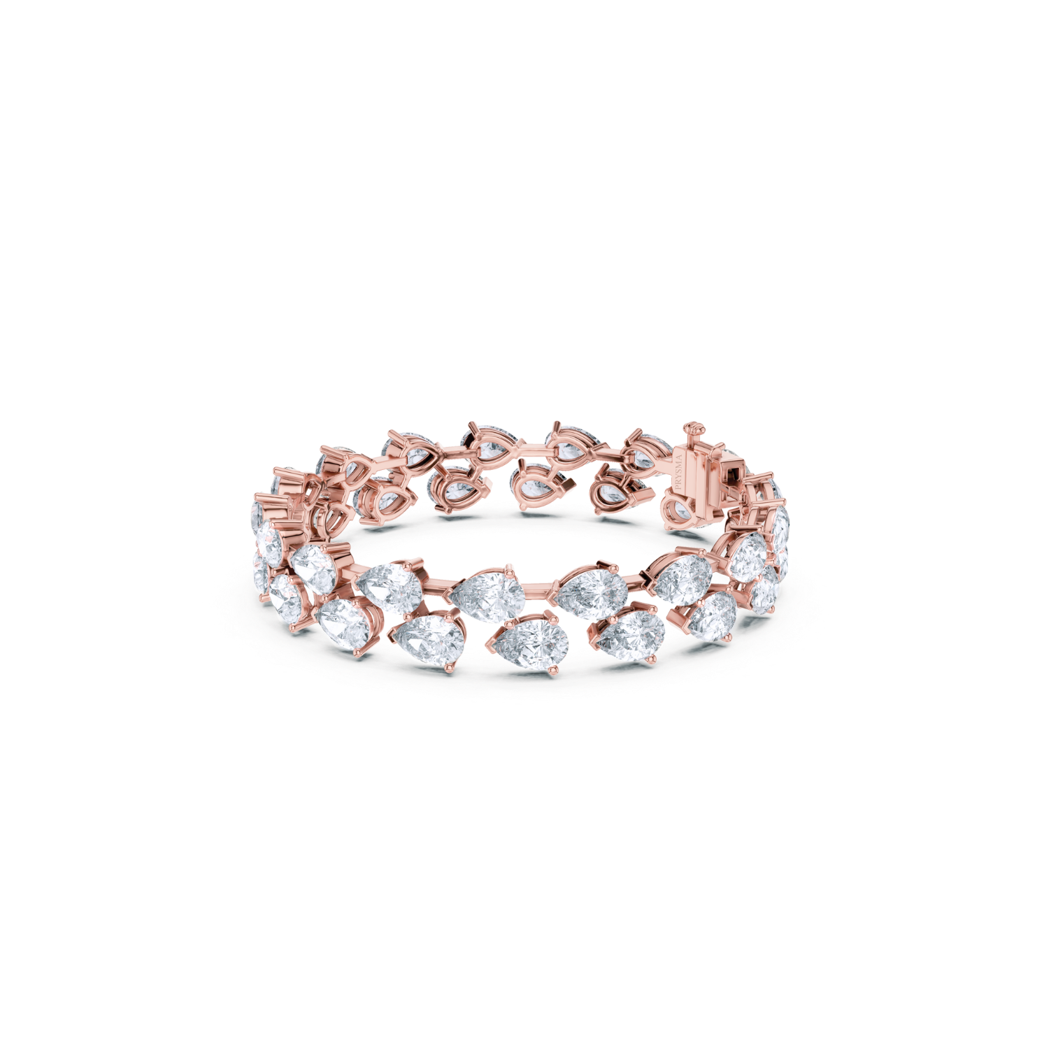 Luxe Pear Diamond Eternity Bracelet