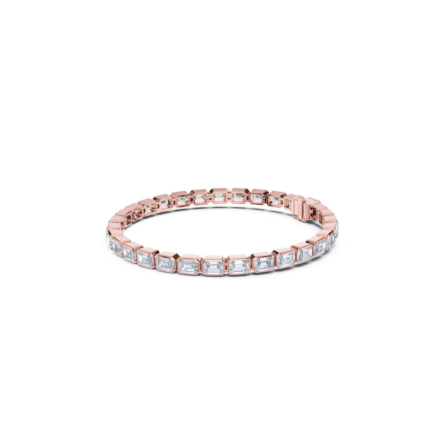 Emerald-Cut Diamond Tennis Bracelet