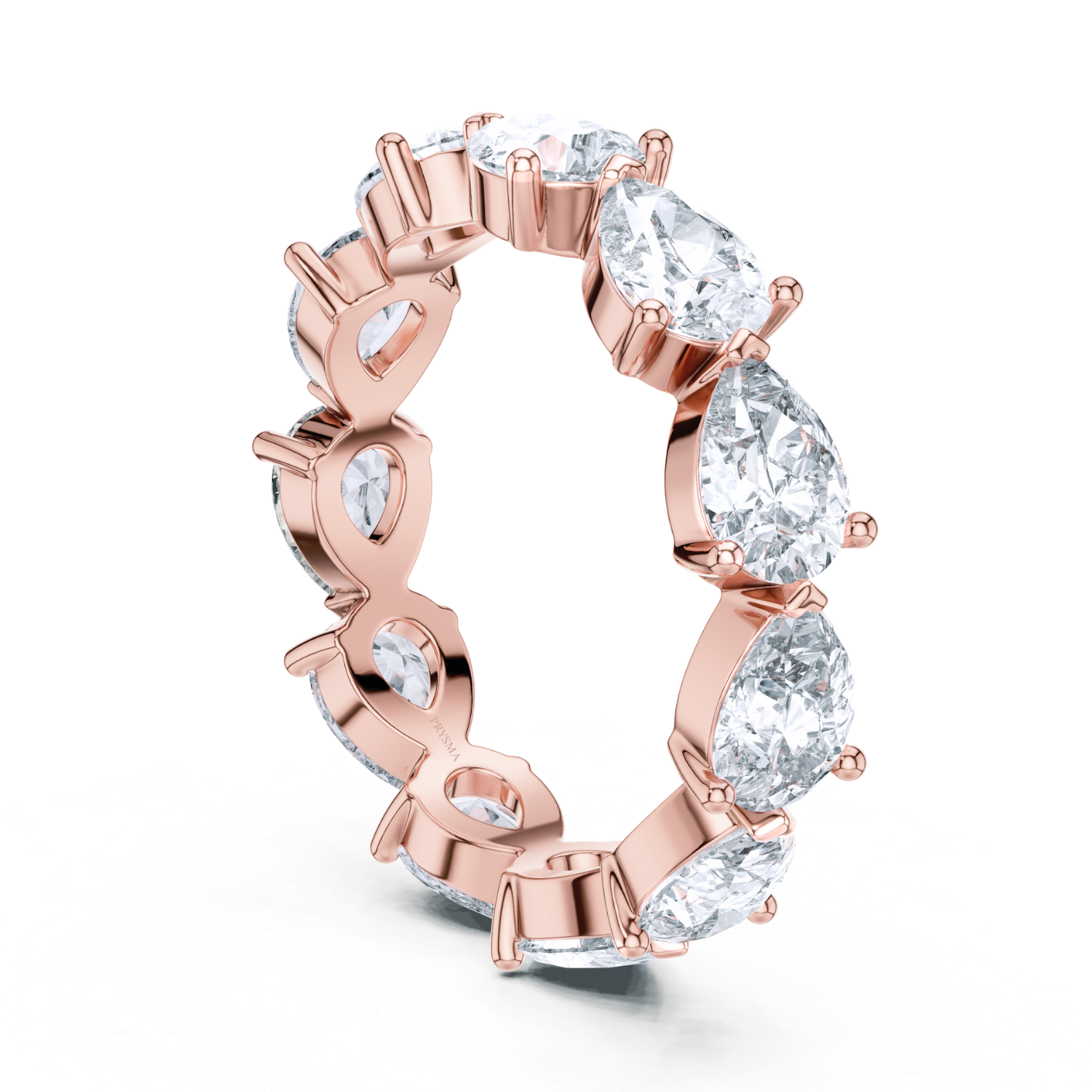 Eterna Pear Diamond Band