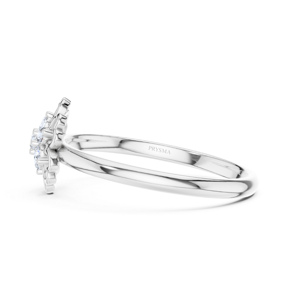 Petal Embrace Diamond Ring