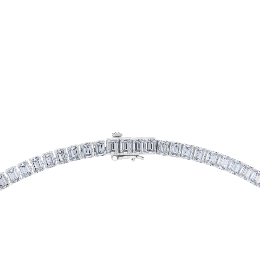 Emerald Precision Tennis Necklace