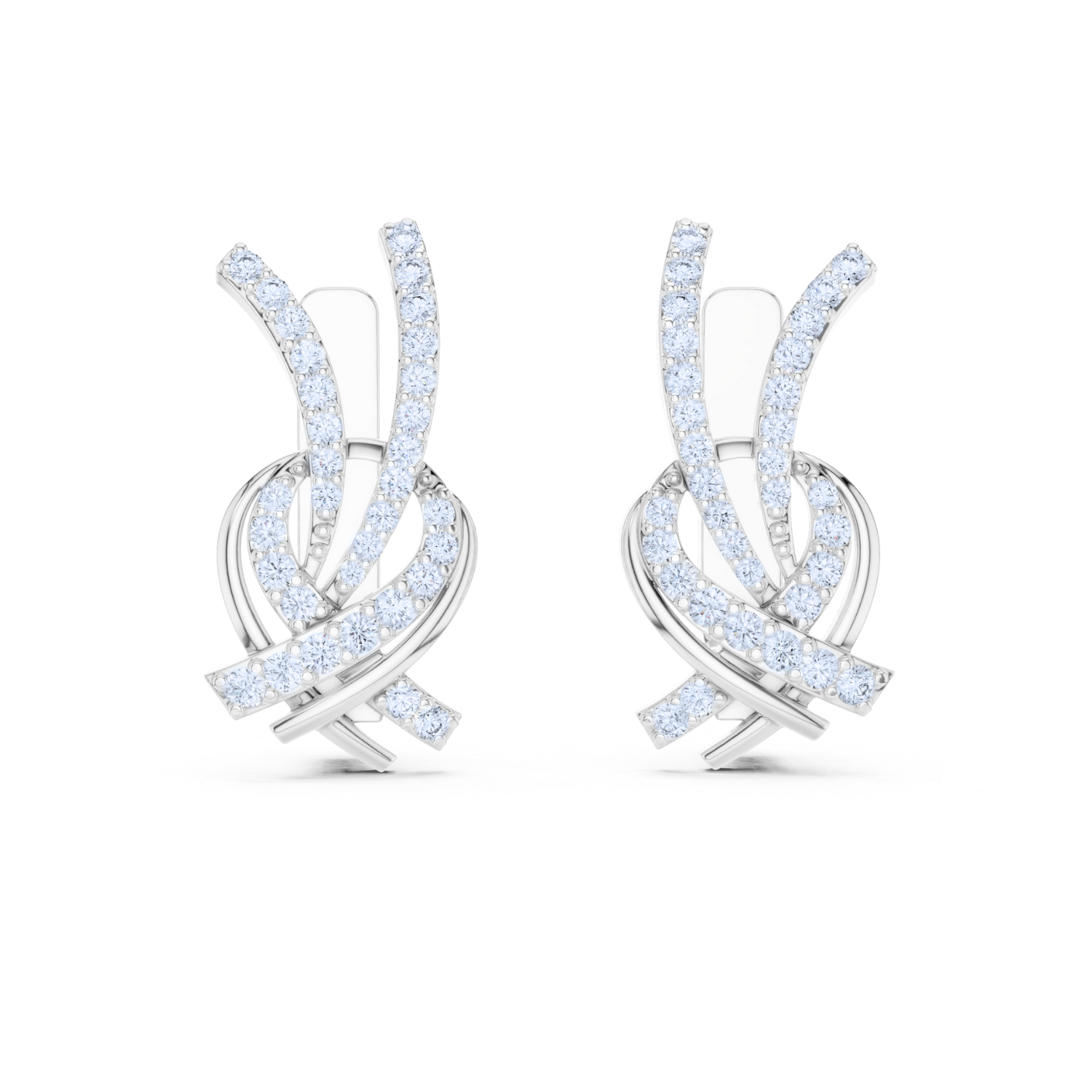 Interwoven Grace Diamond Earrings