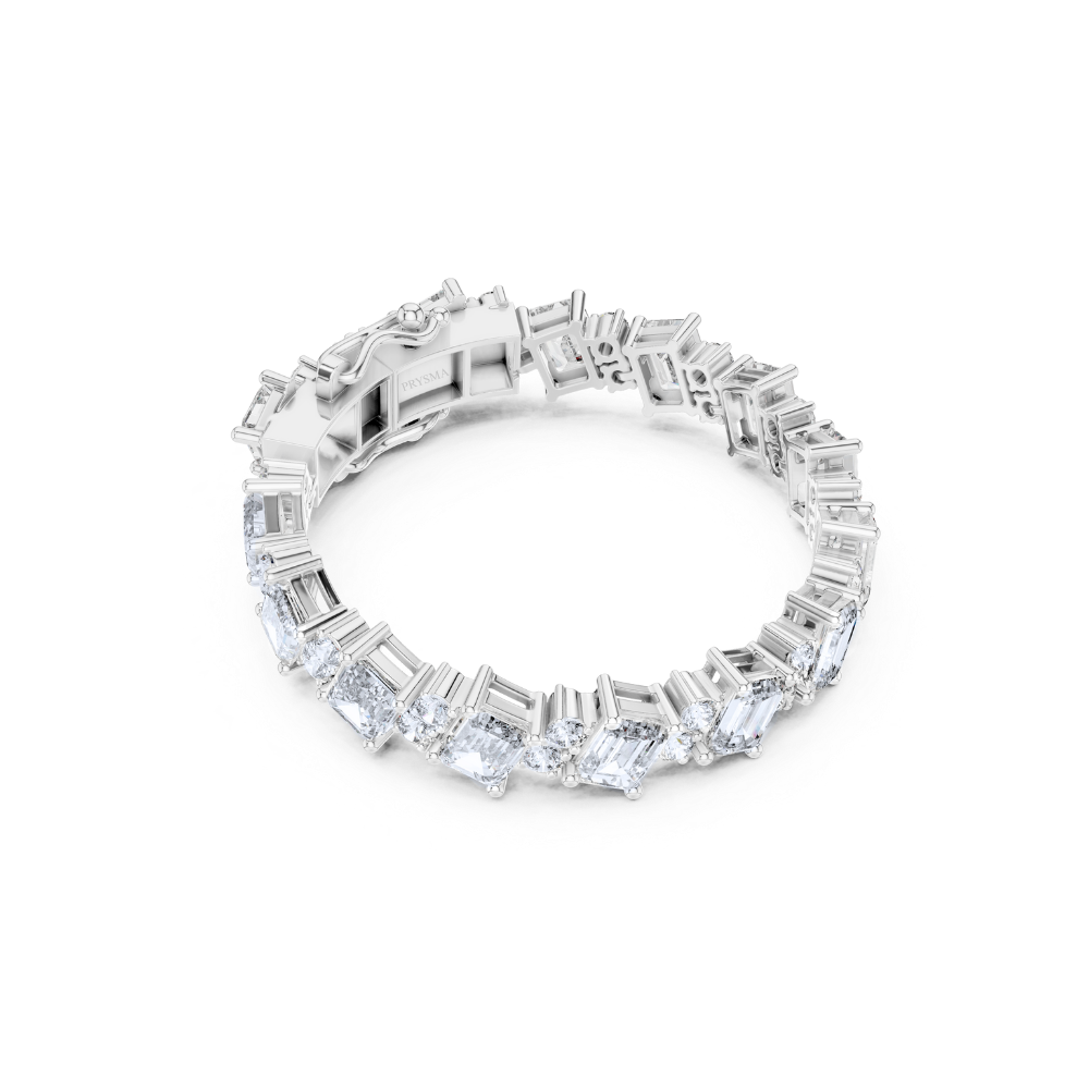 Imperial Radiance Emerald Diamond Bracelet
