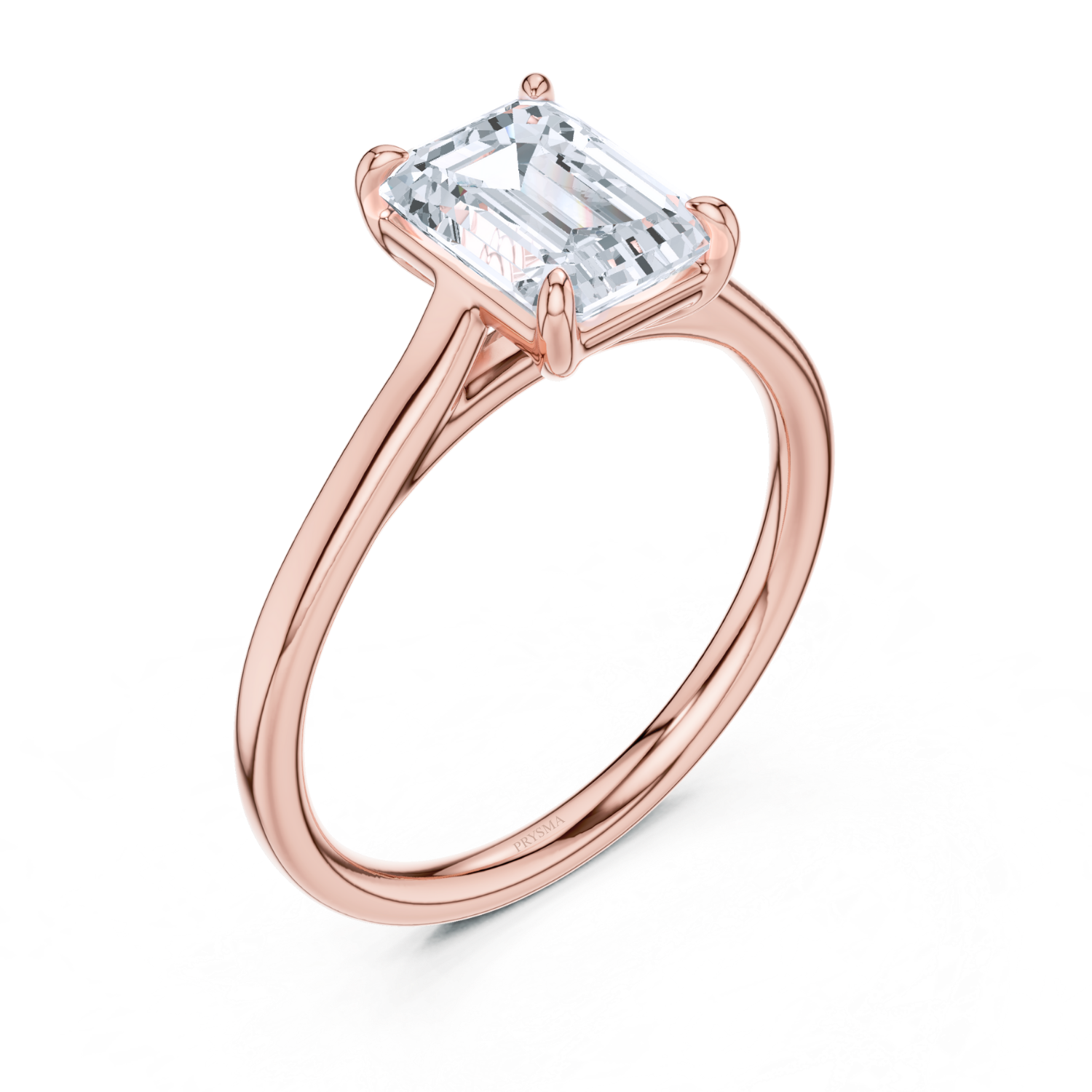 Classic Emerald-Cut Solitaire Ring