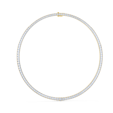 Emerald Precision Tennis Necklace