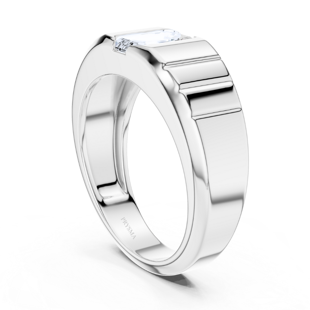 Monarch Emerald Solitaire Ring