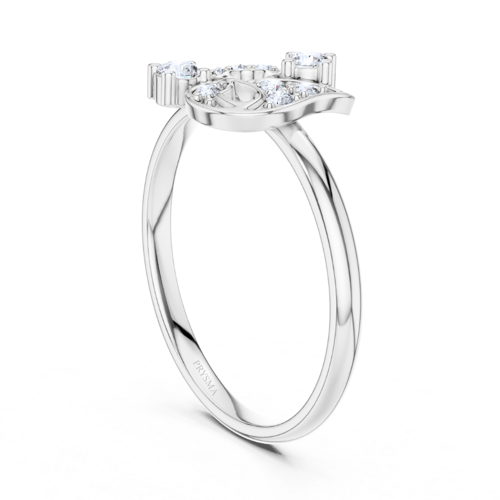 Royal Bloom Floral Diamond Ring