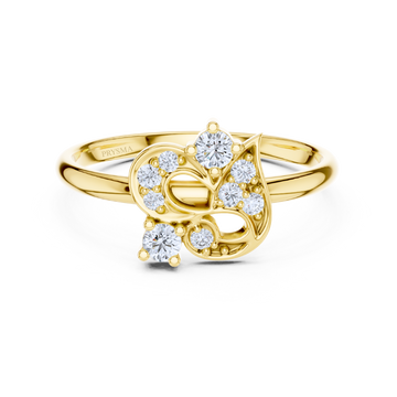 Royal Bloom Floral Diamond Ring