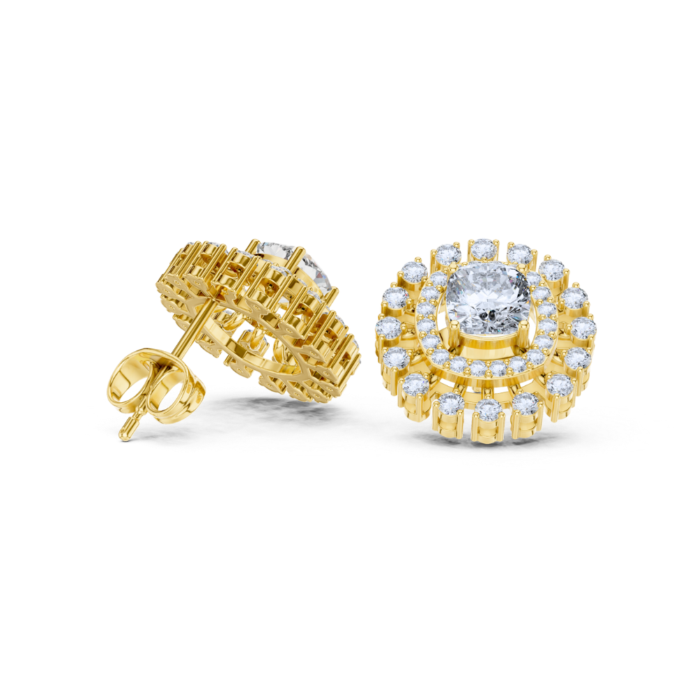 Celestial Spark Diamond Studs