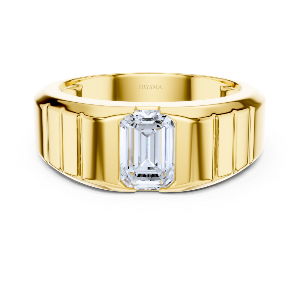 Monarch Emerald Solitaire Ring