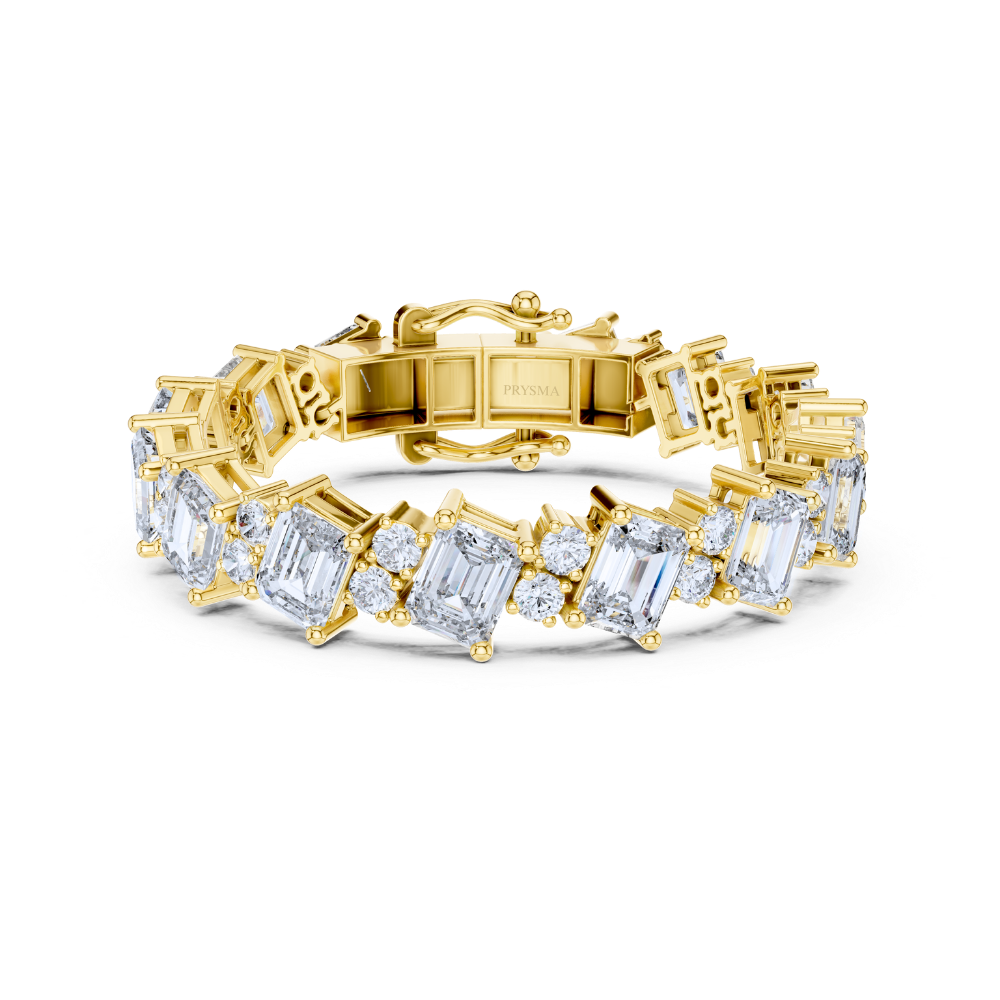 Imperial Radiance Emerald Diamond Bracelet