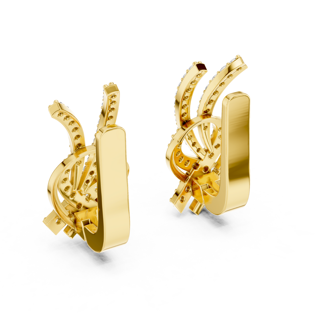 Interwoven Grace Diamond Earrings