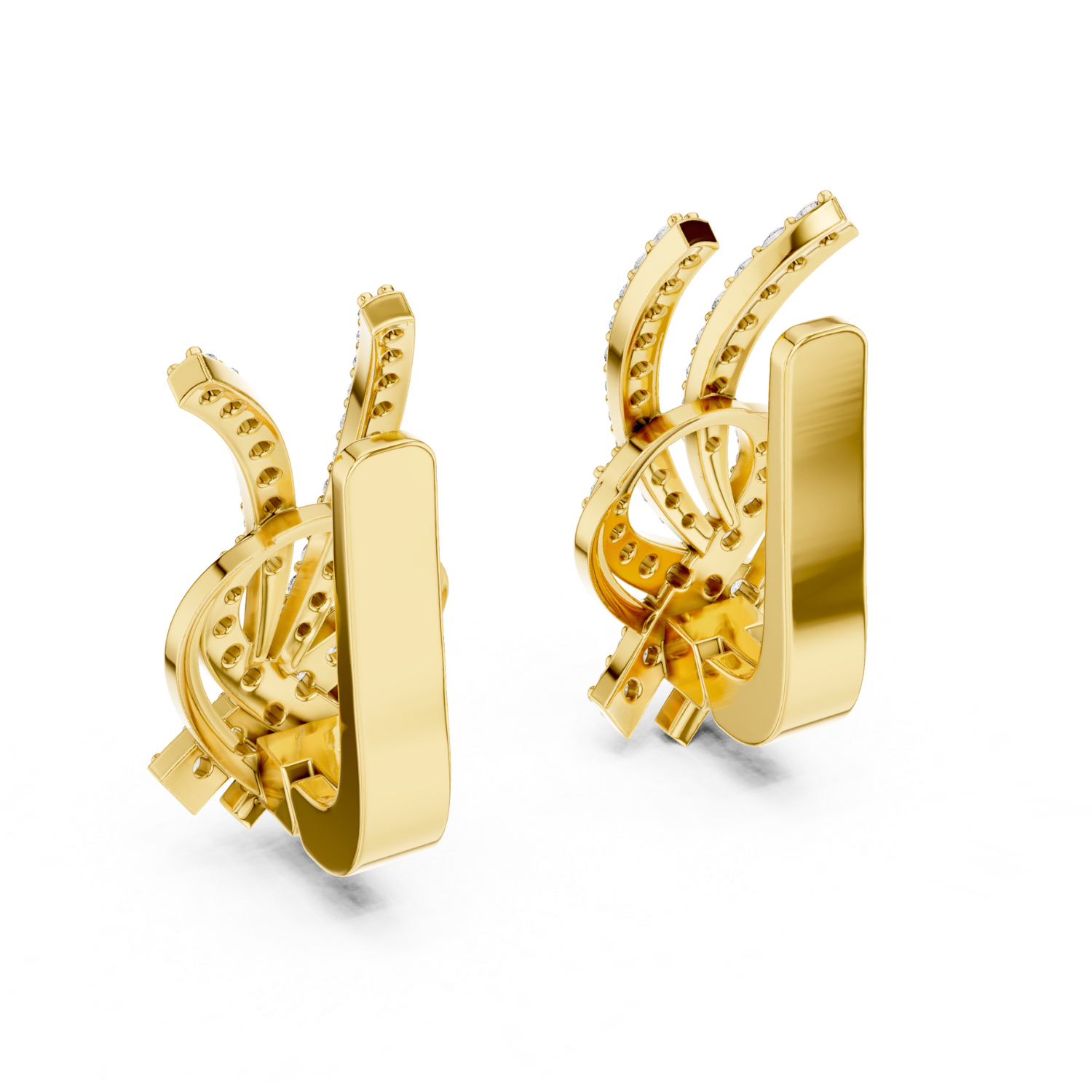 Interwoven Grace Diamond Earrings