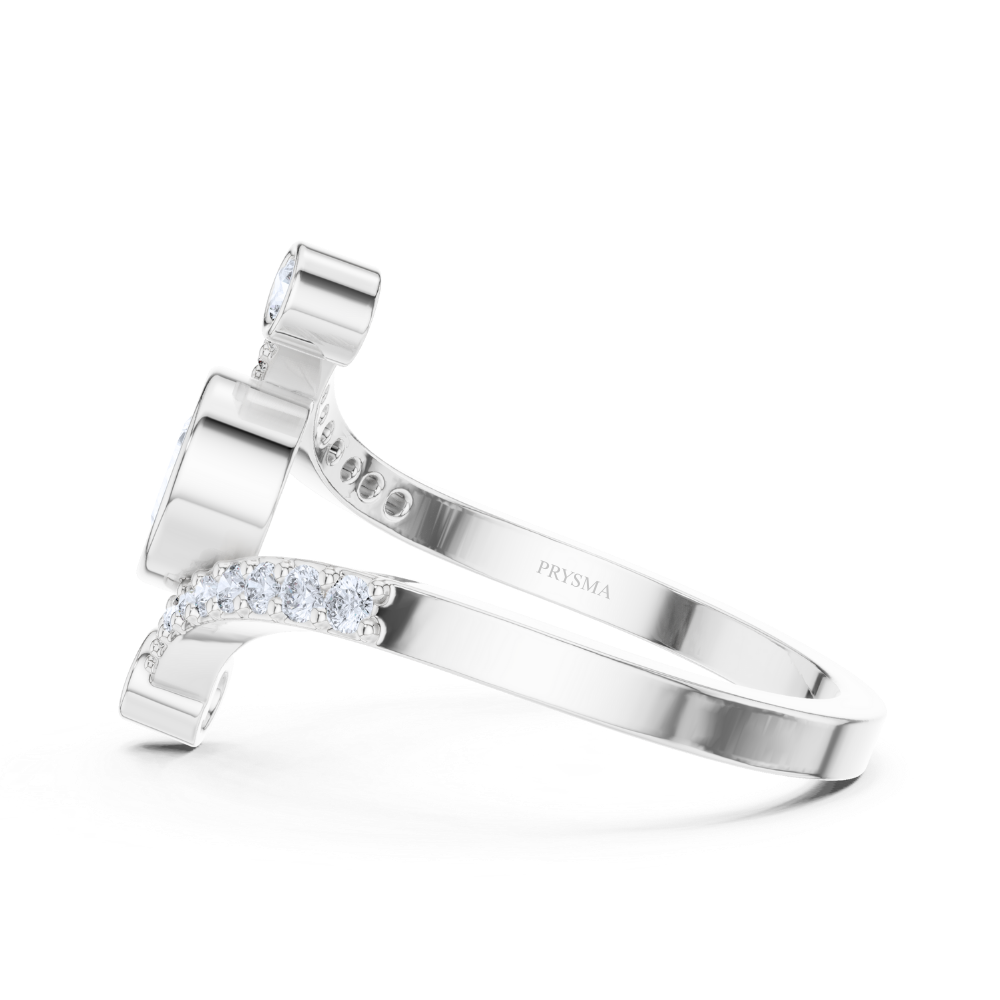 Celeste Pear Harmony Ring