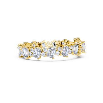 Imperial Radiance Emerald Diamond Bracelet