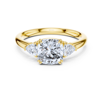 Round Center Stone 8 Prong Cushion Diamond