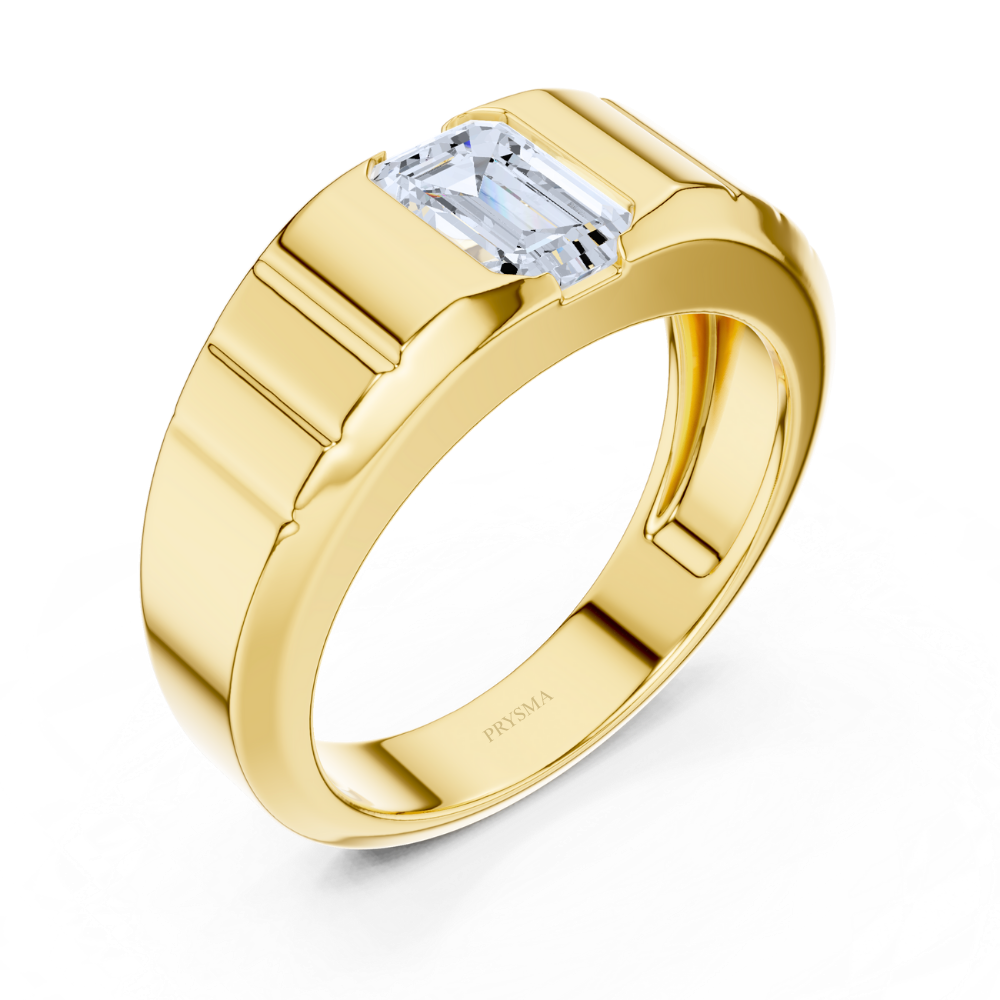 Monarch Emerald Solitaire Ring