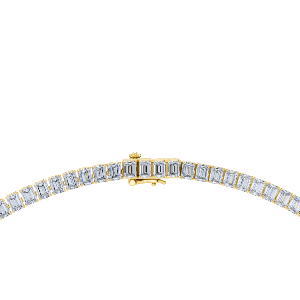 Emerald Precision Tennis Necklace