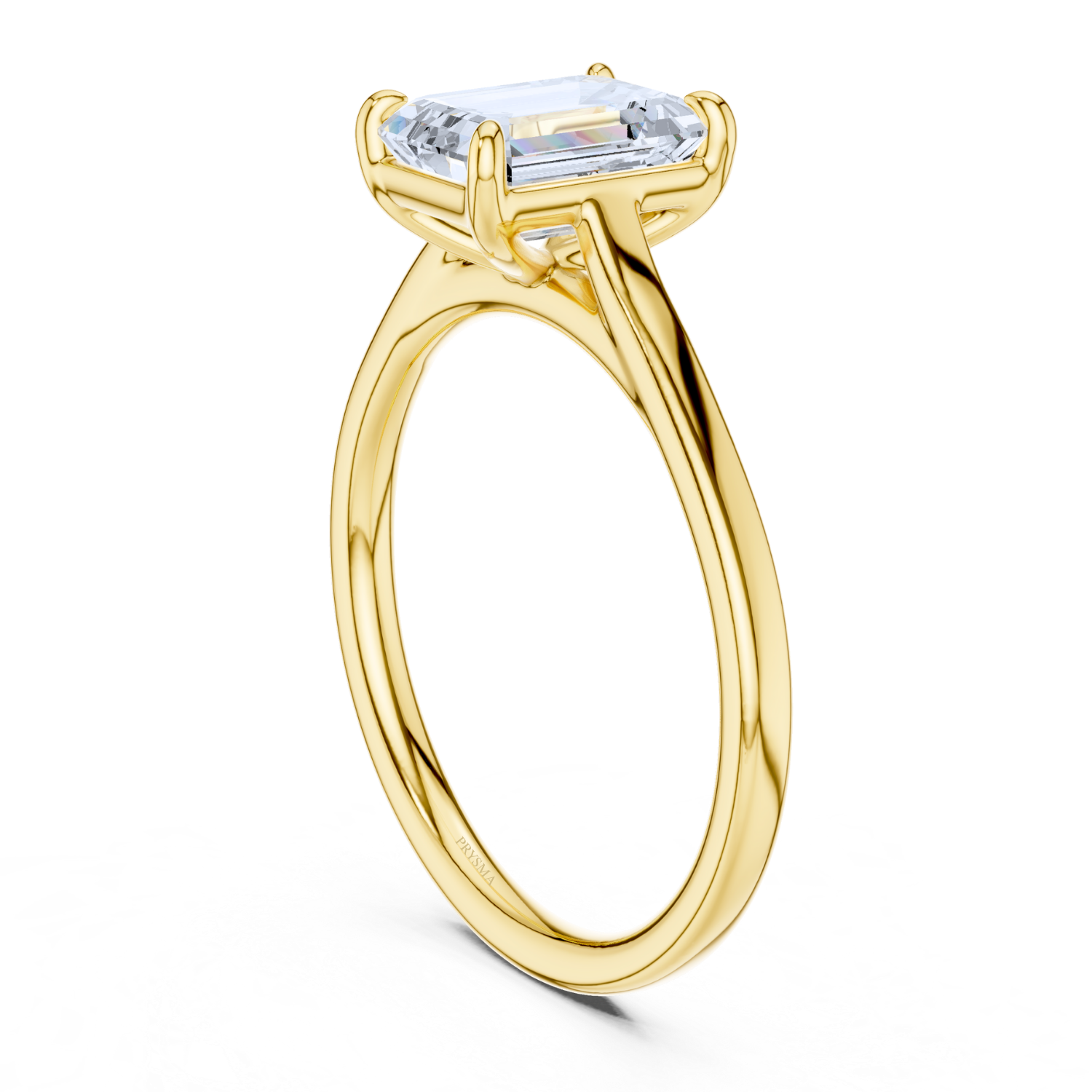 Classic Emerald-Cut Solitaire Ring