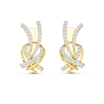 Interwoven Grace Diamond Earrings