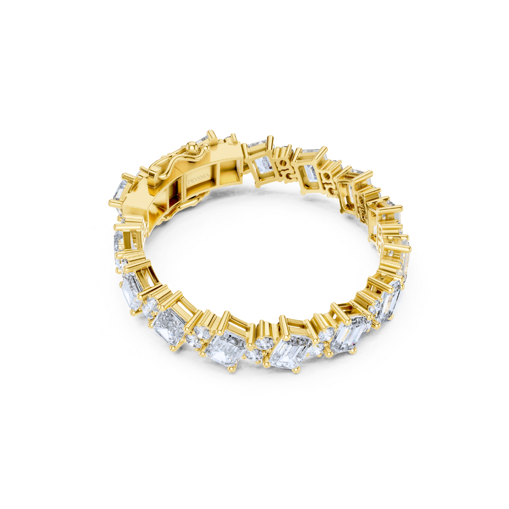 Imperial Radiance Emerald Diamond Bracelet